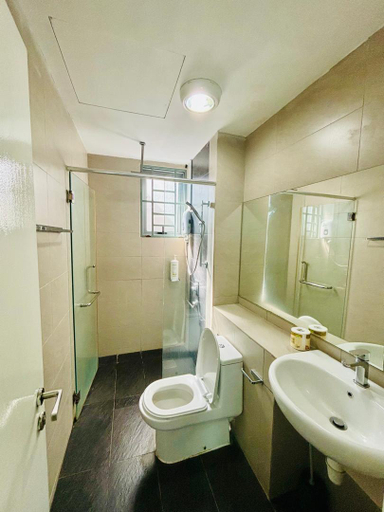 Bathroom, The Loft Imago, 3 bedrooms, city view, Kota Kinabalu