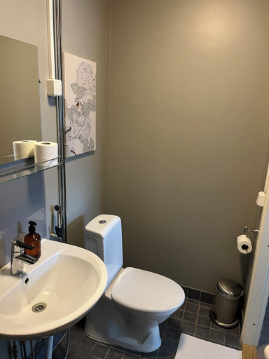 Bathroom 5, Hotelli Keskipiste, Northern Ostrobothnia