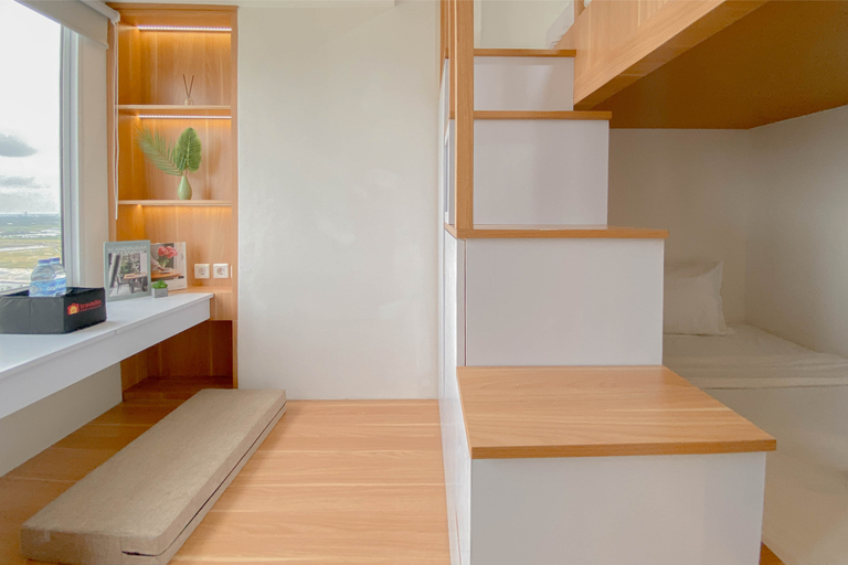 Bedroom 4, Simply Look and Restful Studio at Tokyo Riverside PIK 2 Apartment By Travelio, Tangerang