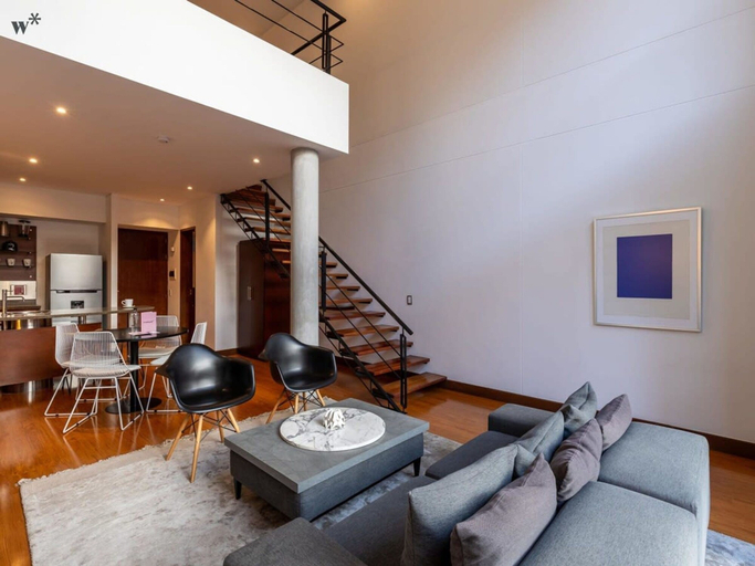 Room 4, W Splendid 1BR Duplex in Parque 93, Santafé de Bogotá