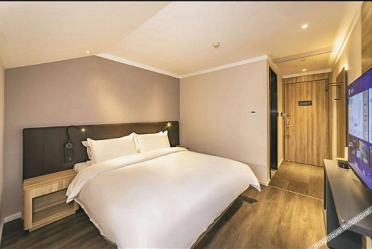 Bedroom 2, Hanting Hotel Qingdao Zhaiqiao Zhongshan Road, Qingdao