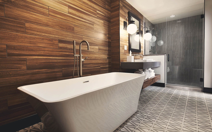 Bathroom 4, Hotel Vandivort, Greene