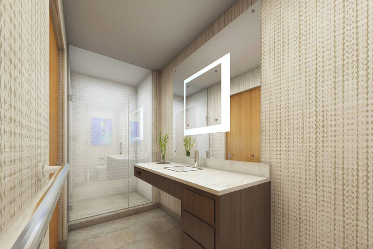 Bathroom 4, SpringHill Suites by Marriott Fayetteville Fort Bragg, Cumberland