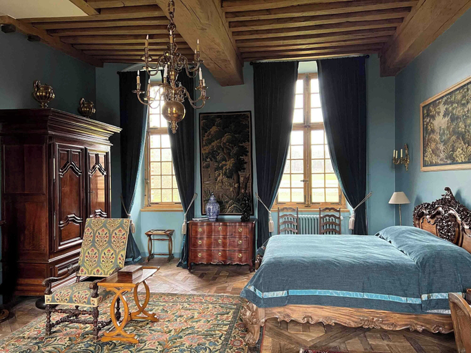 Bedroom 4, Château de La Rivière, Eure-et-Loir
