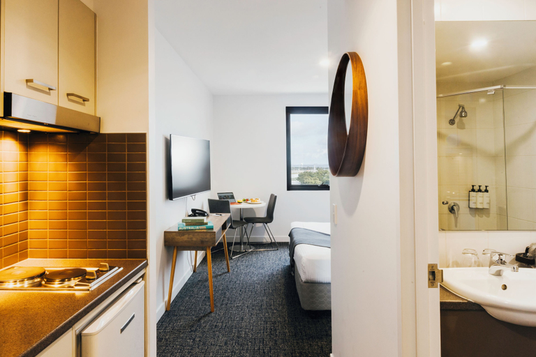 Bedroom 5, Quest Mascot Serviced Apartments, Sydney