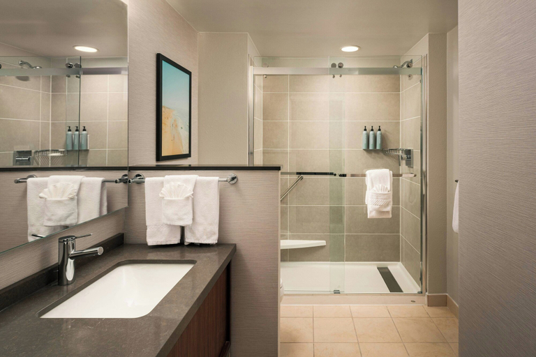 Bathroom 5, Courtyard by Marriott St. Petersburg Downtown, Pinellas