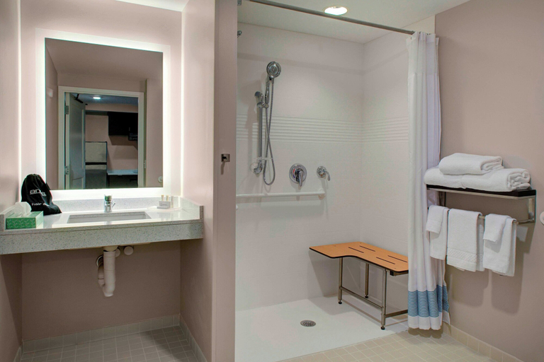 Bathroom 4, TownePlace Suites by Marriott Parkersburg, Wood