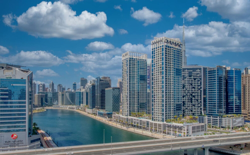 Room 3, 2BR Apt w Dubai Canal Views Near Burj Dubai Mall, Dubai