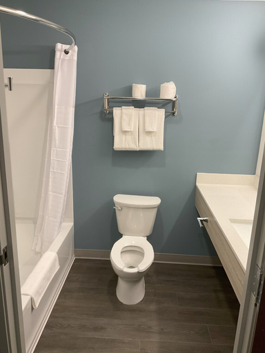 Bathroom 4, Woodspring Suites Charlotte Airport, Mecklenburg