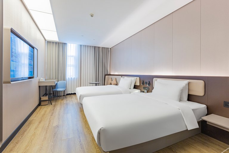 Bedroom 2, Hanting Hotel Huanggang Tuanfeng Bus Station, Huanggang