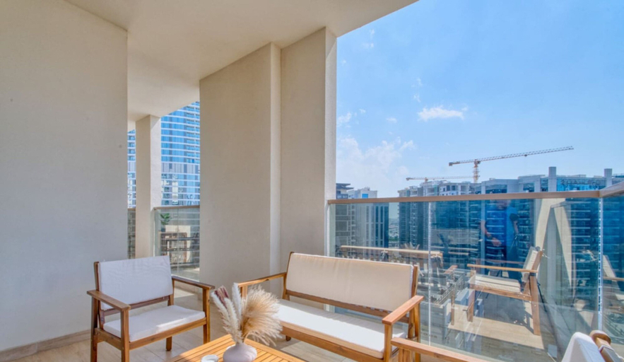 Room 2, 2BR Apt w Dubai Canal Views Near Burj Dubai Mall, Dubai