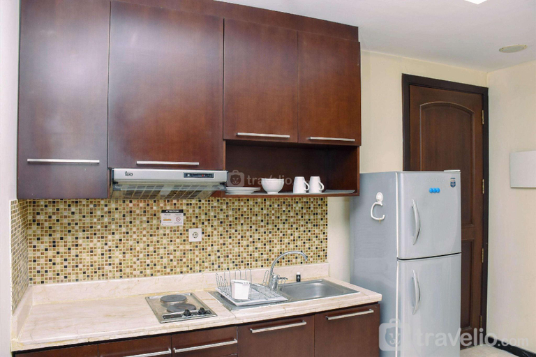Dining Room, Elegant 1BR Apt at Bellagio Residence By Travelio, South Jakarta