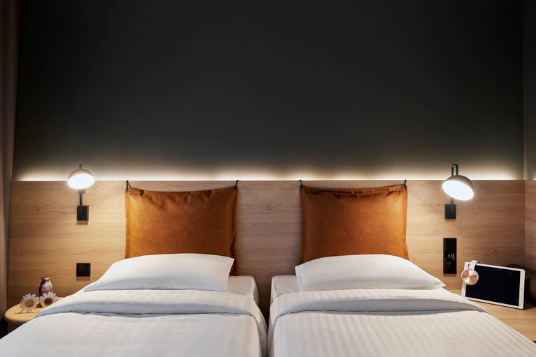 Bedroom 3, Moxy Edinburgh Fountainbridge, Edinburgh