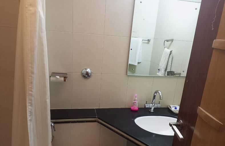 Bathroom, Hotel Three Star Pvt Ltd, Raigarh