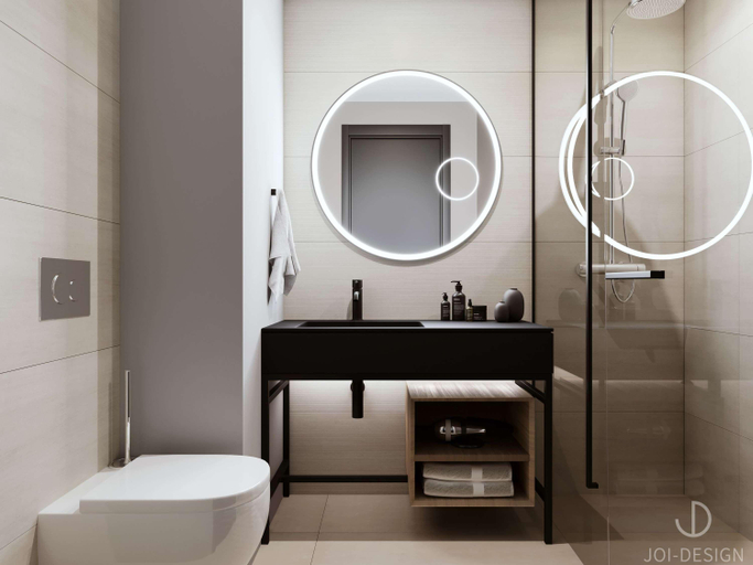 Bathroom, Novotel Hamburg Hafencity, Hamburg