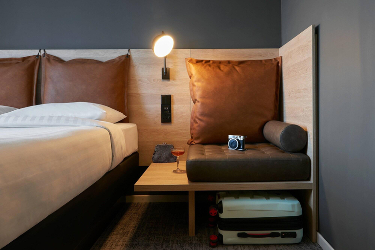 Bedroom 2, Moxy Edinburgh Fountainbridge, Edinburgh