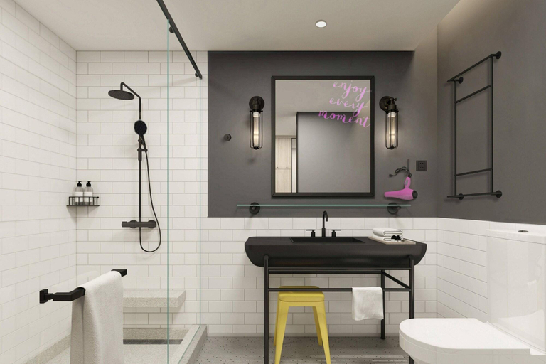 Bathroom 3, Moxy Shanghai Xuhui, Shanghai