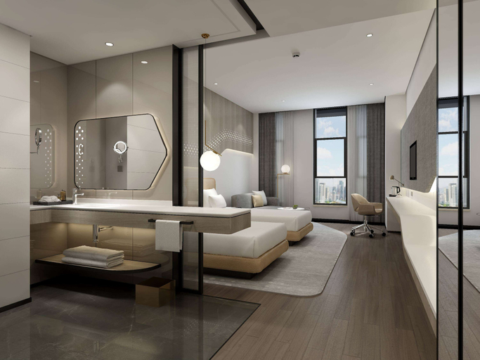 Bathroom 3, Microtel By Wyndham Hefei, Hefei