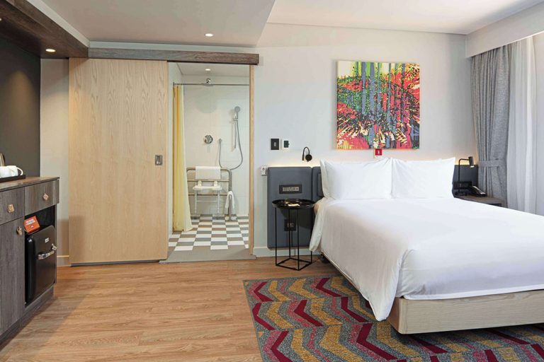 Bedroom 2, Hampton By Hilton Sandton Grayston, City of Johannesburg