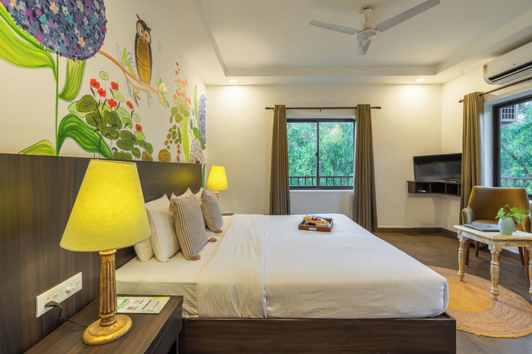 Bedroom 3, Locomo Boutique, Morjim - Cozy tropical stay, near beach, North Goa