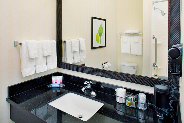 Bathroom 5, Fairfield Inn & Suites Jonesboro, Craighead