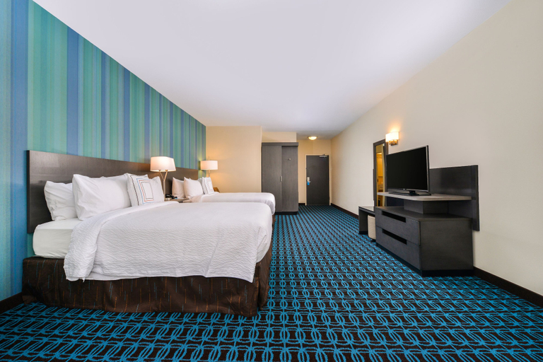 Bedroom 3, Fairfield Inn & Suites by Marriott Raleigh Cary, Wake