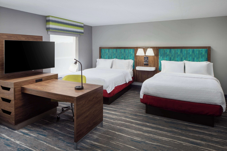 Bedroom 3, Hampton Inn & Suites Savannah - I-95 South - Gateway, Chatham