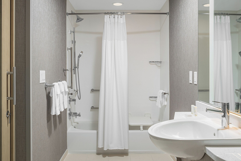 Bathroom 4, SpringHill Suites by Marriott Savannah Richmond Hill, Bryan