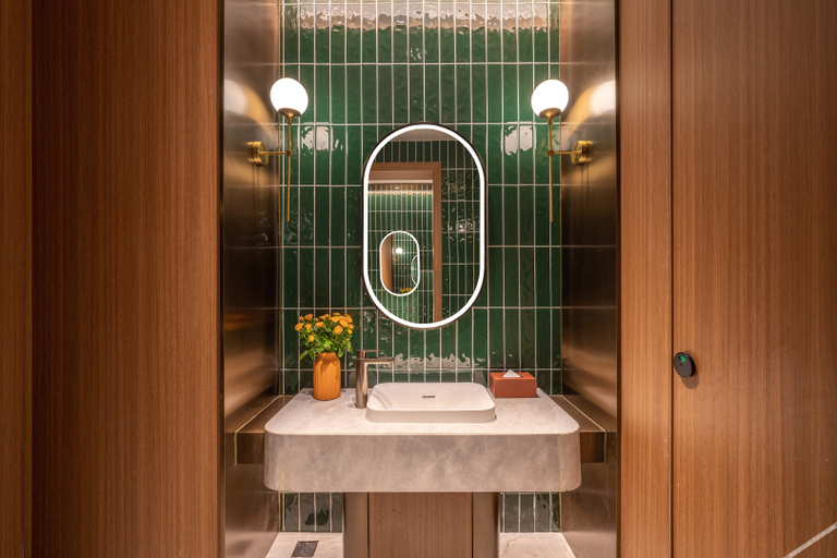 Bathroom 3, Orange Hotel Dalian Railway Station Kaixuan Square, Dalian