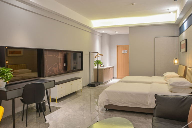 Bedroom 2, IU hotel Harbin Songbei New District Normal University, Harbin