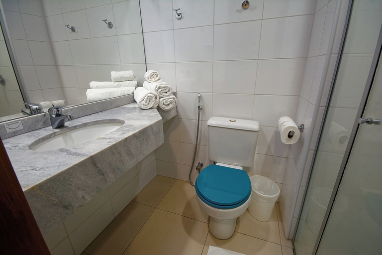 Bathroom 5, Golden Tower Express Araraquara by Fênix Hotéis, Araraquara