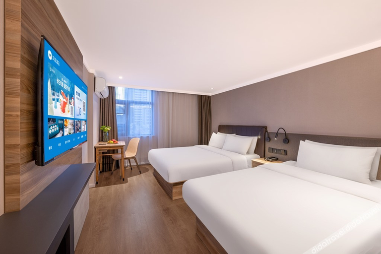 Bedroom 2, Hanting Hotel Honghe Prefecture Gejiu Longshuyuan, Honghe Hani and Yi