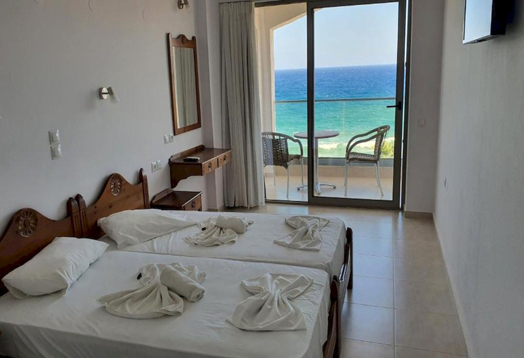 Bedroom 2, Stella Beach Hotel, Crete