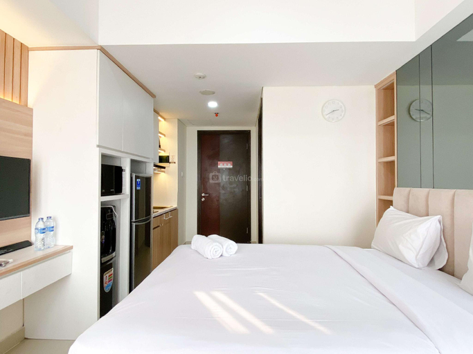 Bedroom 2, Comfort Studio at Pollux Chadstone Apt By Travelio, Cikarang