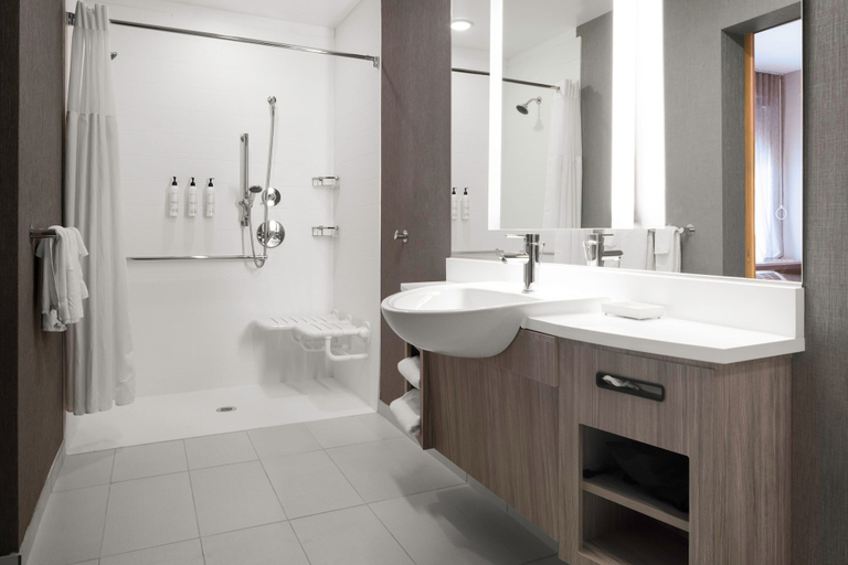 Bathroom 4, SpringHill Suites Charlotte Airport Lake Pointe, Mecklenburg