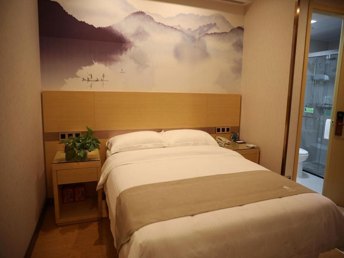 Bedroom, GreenTree Inn Express Hotel (Hefei University Nanyan Lake Campus West District), Hefei