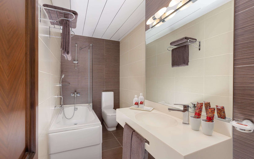 Bathroom 5, Chinar Health Hotel Naftalan, Goranboy