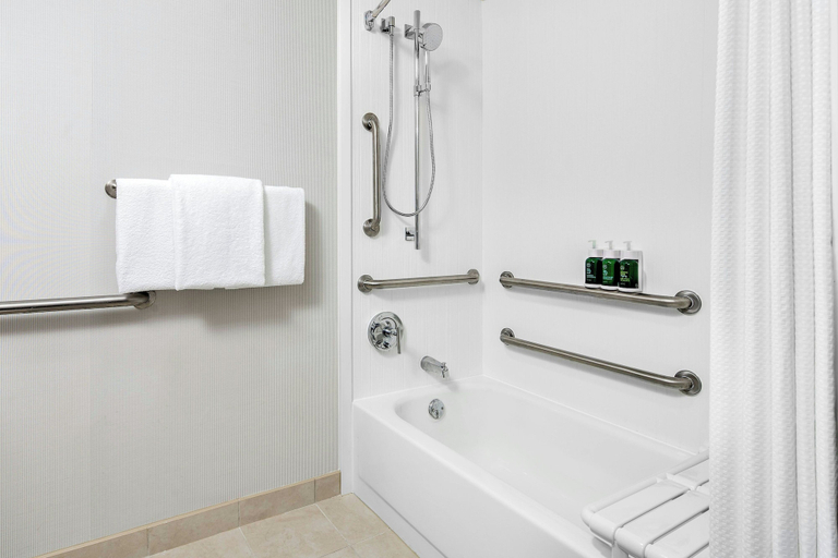 Bathroom 5, Courtyard by Marriott Pittsburgh Airport, Allegheny