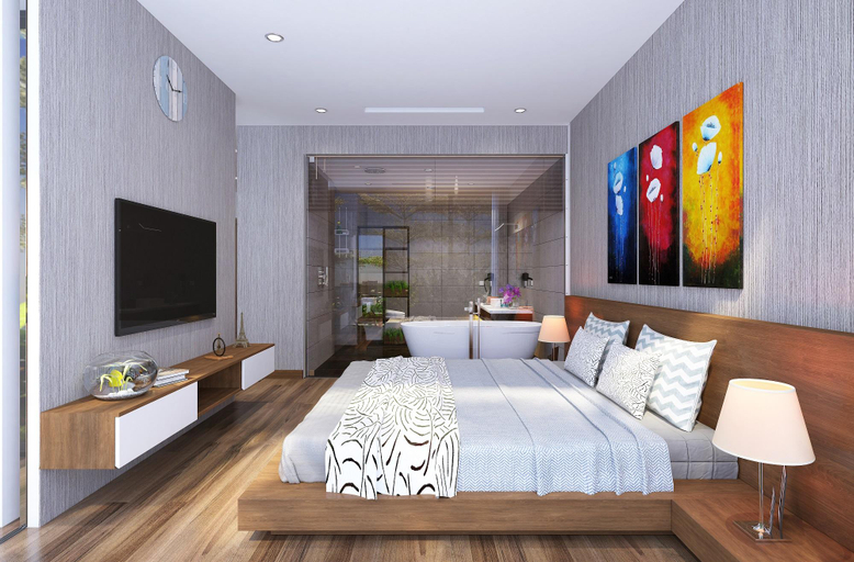 Bedroom, フォレスト イン ザ スカイ フラミンゴ ダイ ライ, Phúc Yên