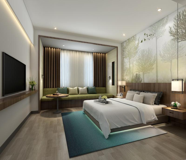 Bedroom 2, Shanghai Rezen Yiting Hotel, Shanghai