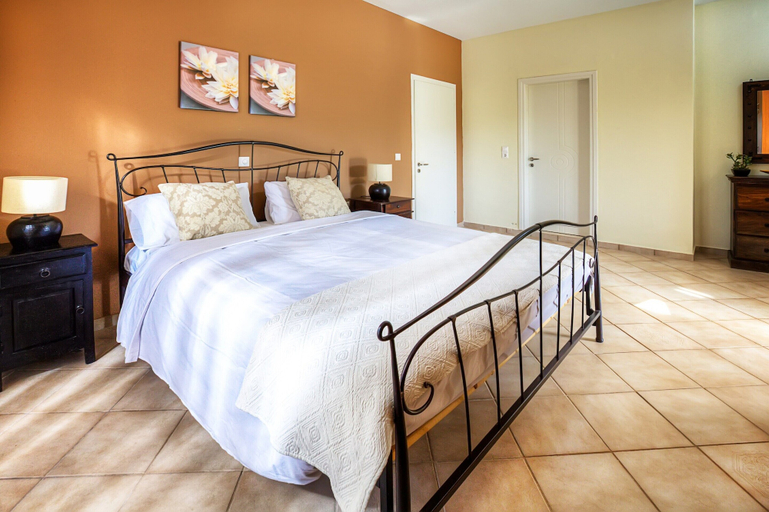 Bedroom 3, Spacious Villa with Private Pool & Outside Bar near Sea in Sisi, Crete