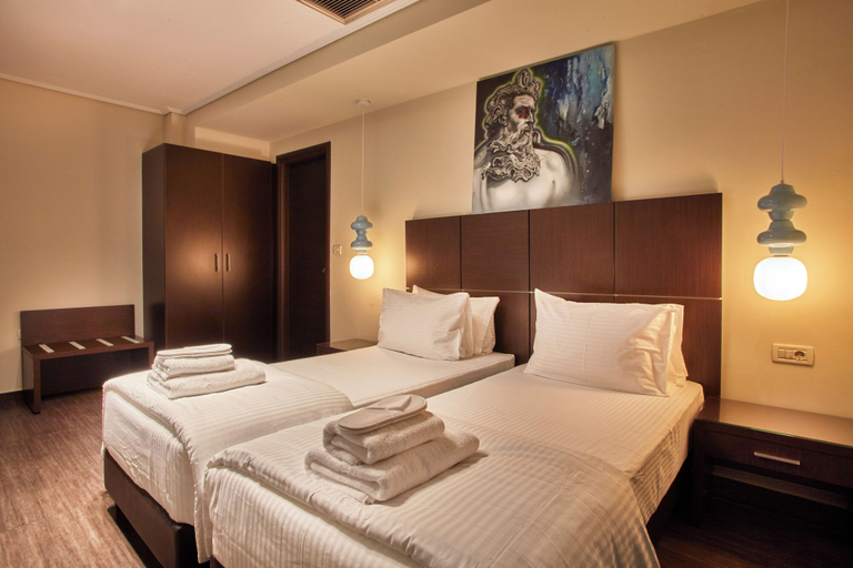 Bedroom 4, Athens Way Pop Art Hotel, Attica