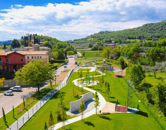 View from property 5, Residence La Filanda in Costermano, Verona