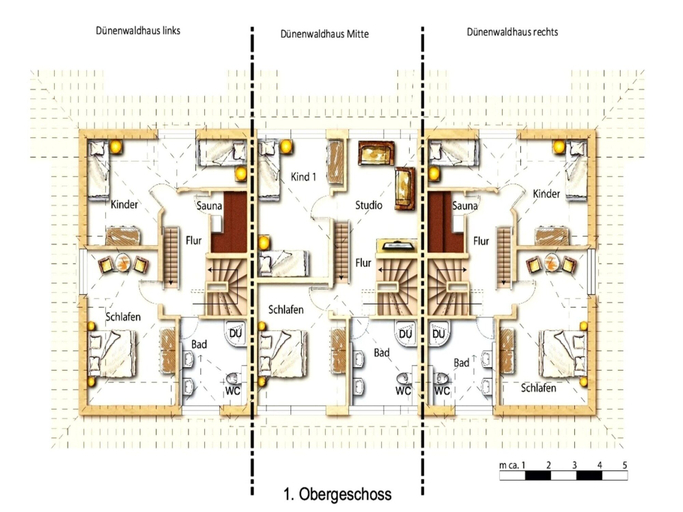 Interior detail 3, Reihenhaus Dunenwaldhaus in Trassenheide, Vorpommern-Greifswald