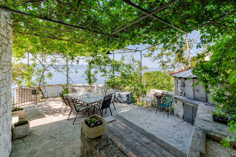 Outdoor dining 4, Villa Kosa - Two Bedroom Apartment With Terrace and Sea View, Brela