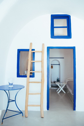 Bedroom 3, Blu Blanco Cave House by Blu Bianco Vacation Rentals, South Aegean