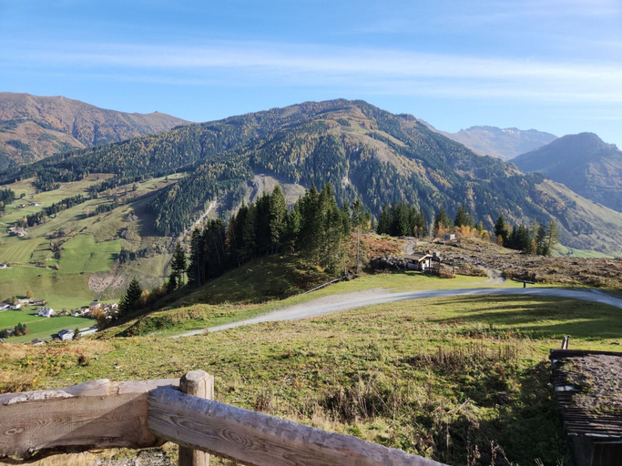 View from property, Alpine hut in Rauris ski Hiking Area With Sauna, Zell am See