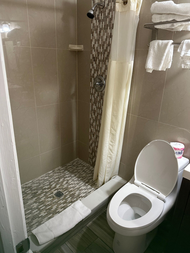 Bathroom 3, A-1 Budget Motel, Miami-Dade