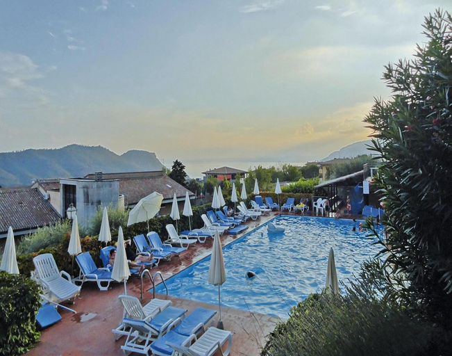 View from property 3, Residence La Filanda in Costermano, Verona
