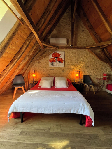 Bedroom 4, Chambres D'Hôtes La Ferme de la Croix, Dordogne